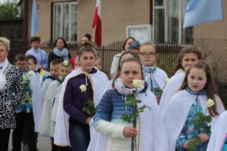 Powitanie ikony MB Częstochowskiej w Nowem