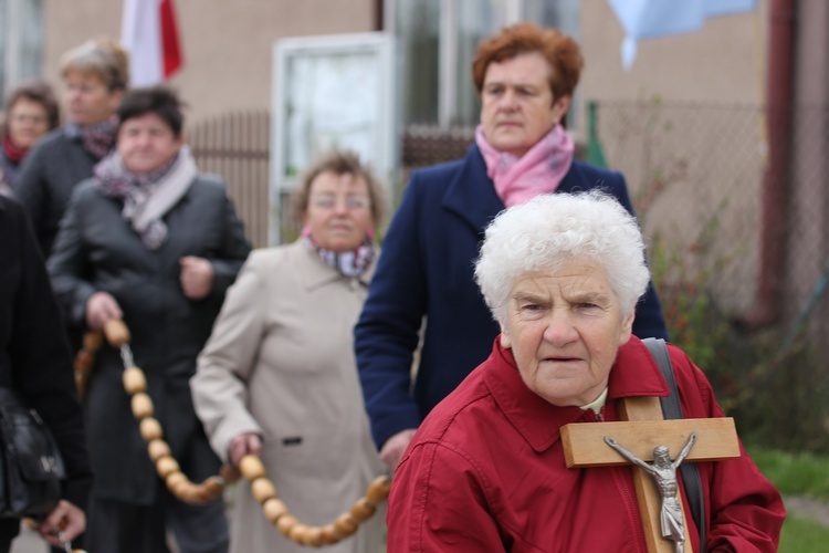 Powitanie ikony MB Częstochowskiej w Nowem