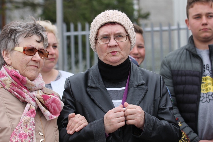 Powitanie ikony MB Częstochowskiej w Nowem