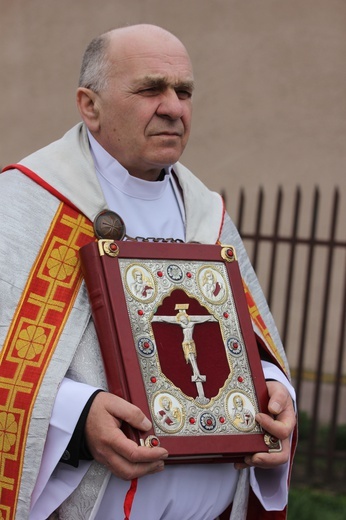 Powitanie ikony MB Częstochowskiej w Nowem