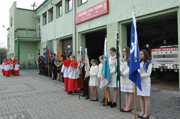 Strażacy świętują Floriana w Cisku