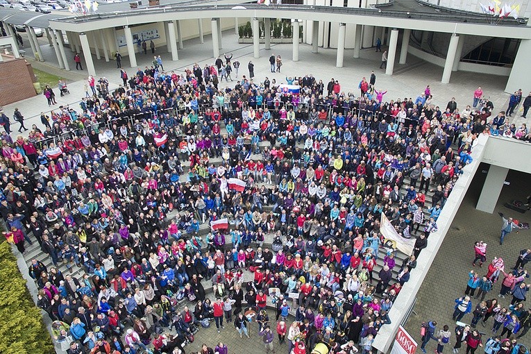 Pielgrzymi z lotu ptaka...