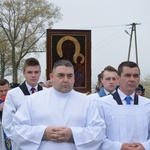 Powitanie ikony MB Częstochowskiej w Miłonicach