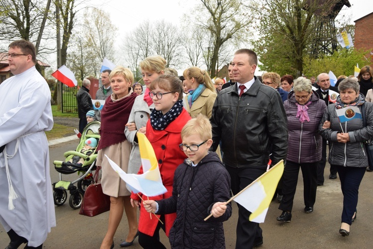 Powitanie ikony MB Częstochowskiej w Miłonicach