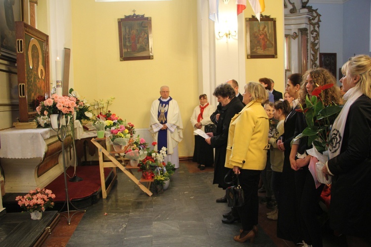 Powitanie ikony MB Częstochowskiej w Krośniewicach