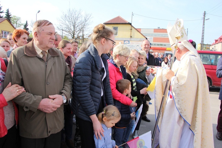 Powitanie ikony MB Częstochowskiej w Krośniewicach