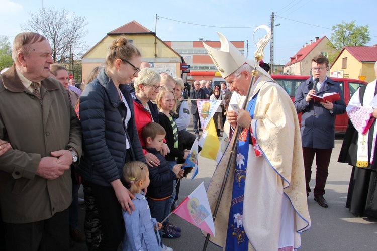 Powitanie ikony MB Częstochowskiej w Krośniewicach