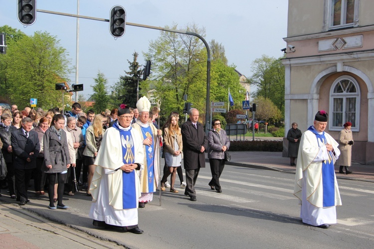 Powitanie ikony MB Częstochowskiej w Krośniewicach