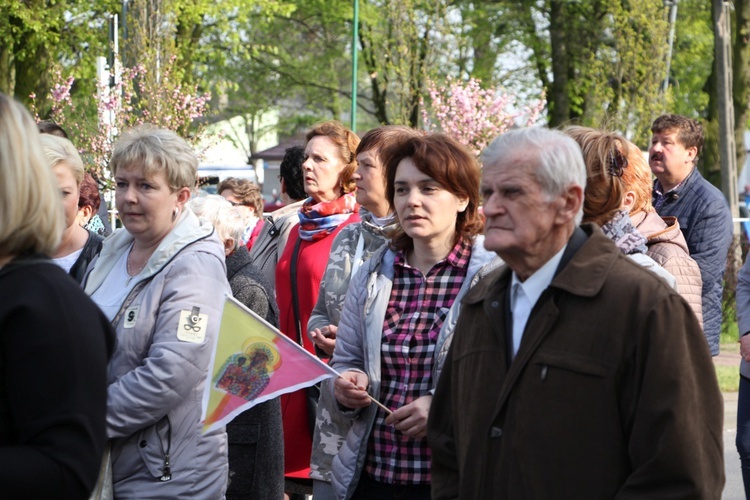 Powitanie ikony MB Częstochowskiej w Krośniewicach