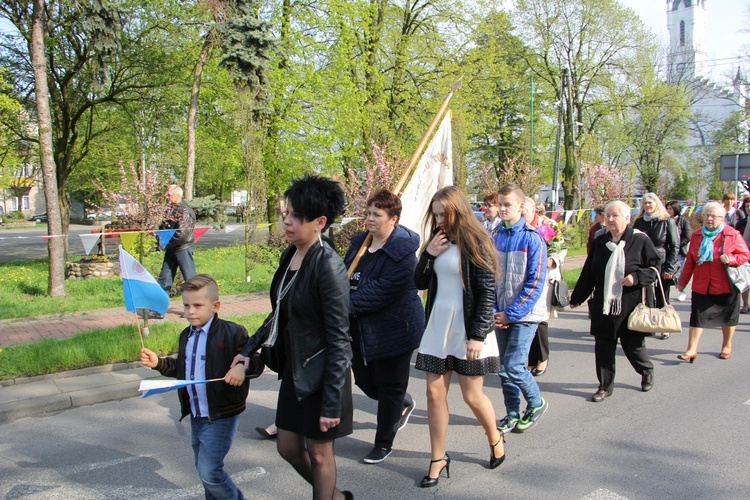 Powitanie ikony MB Częstochowskiej w Krośniewicach