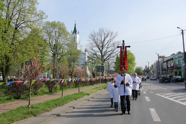 Powitanie ikony MB Częstochowskiej w Krośniewicach