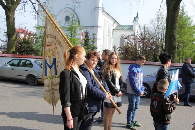 Powitanie ikony MB Częstochowskiej w Krośniewicach