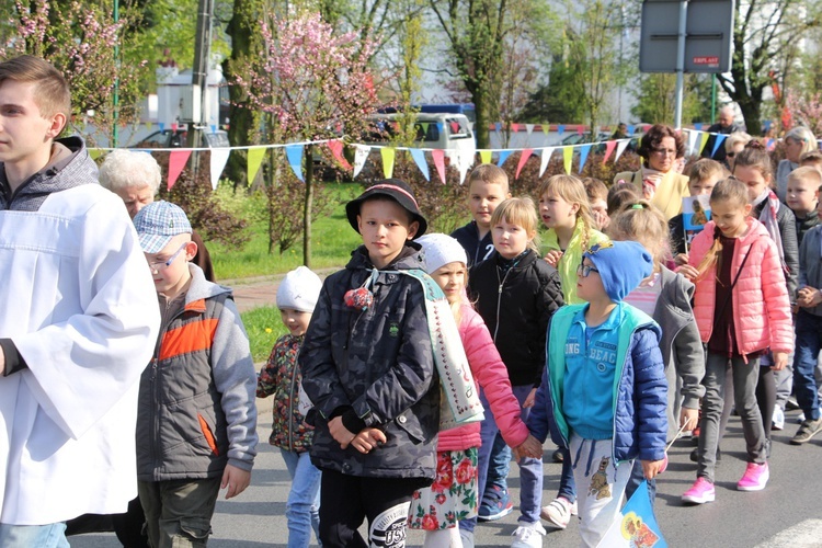 Powitanie ikony MB Częstochowskiej w Krośniewicach