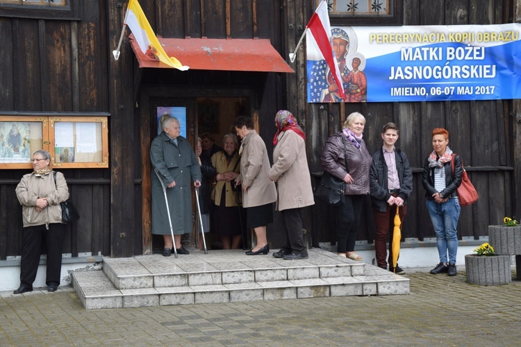 Powitanie ikony MB Częstochowskiej w Imielnie