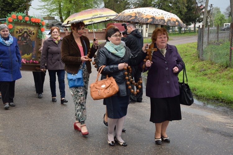 Powitanie ikony MB Częstochowskiej w Imielnie