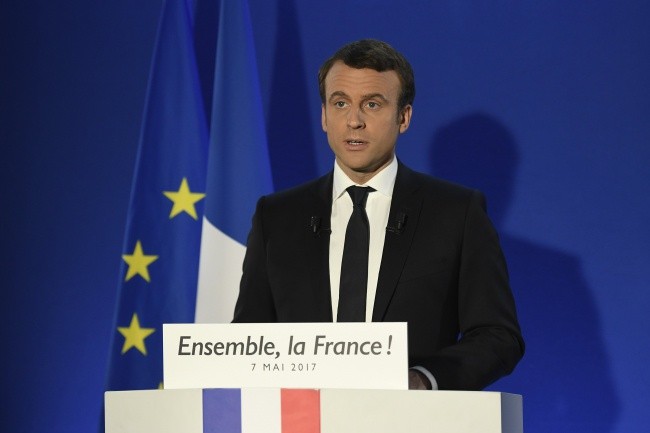 Macron podziękował Francuzom za zwycięstwo