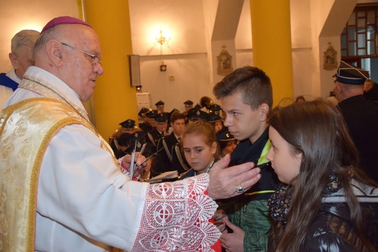 Powitanie ikony MB Częstochowskiej w Ostrowach