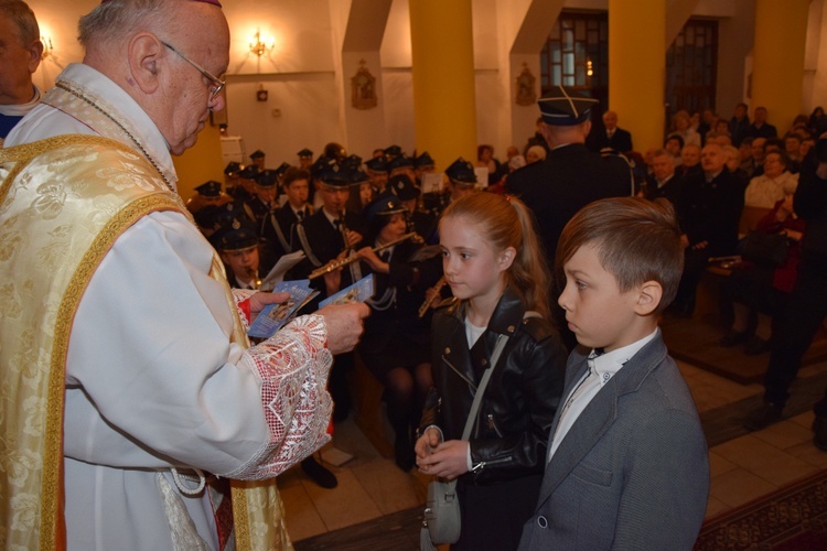 Powitanie ikony MB Częstochowskiej w Ostrowach