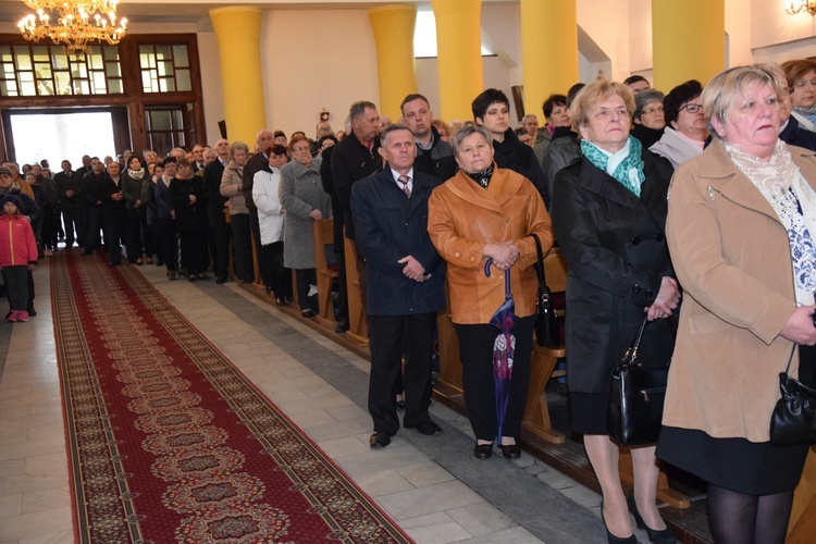 Powitanie ikony MB Częstochowskiej w Ostrowach