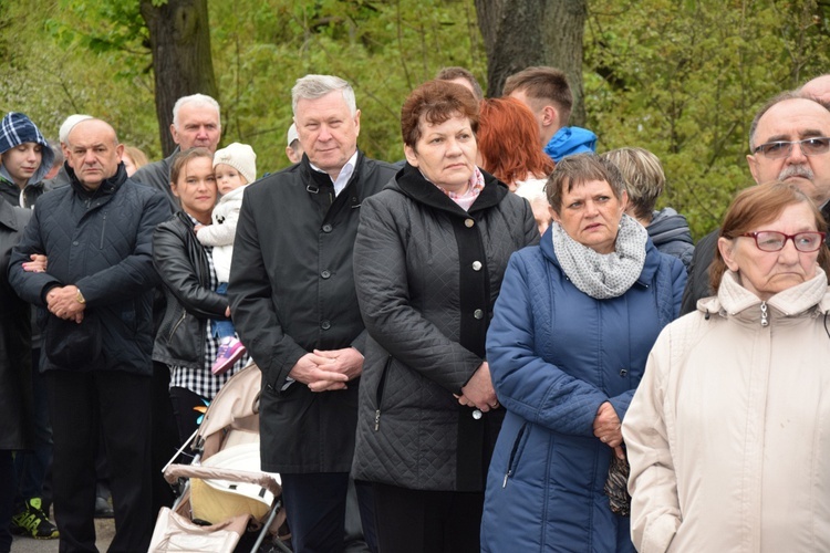 Powitanie ikony MB Częstochowskiej w Ostrowach