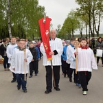 Powitanie ikony MB Częstochowskiej w Ostrowach