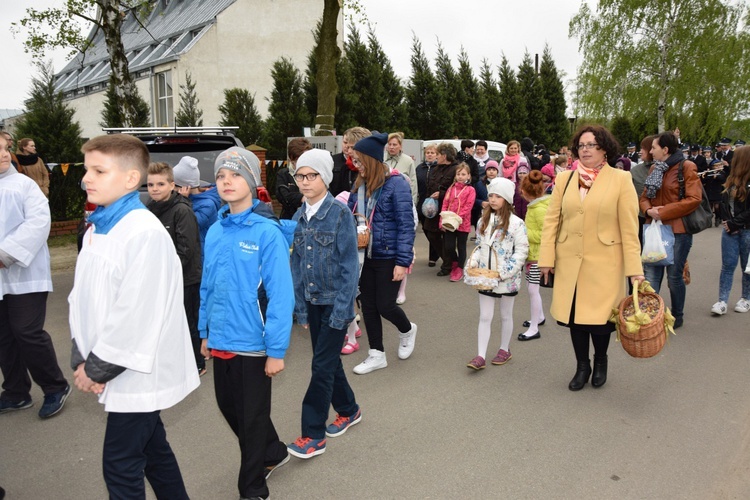 Powitanie ikony MB Częstochowskiej w Ostrowach