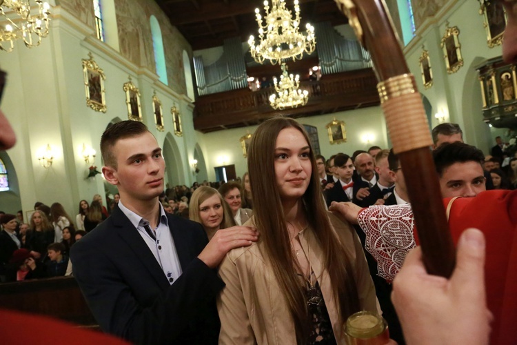 Bierzmowanie w Pleśnej