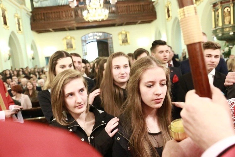 Bierzmowanie w Pleśnej