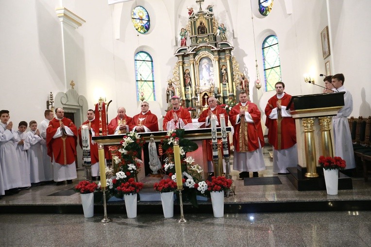 Bierzmowanie w Pleśnej