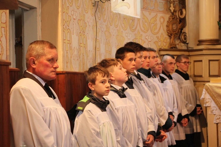 Powitanie ikony MB Częstochowskiej w Dąbrowicach