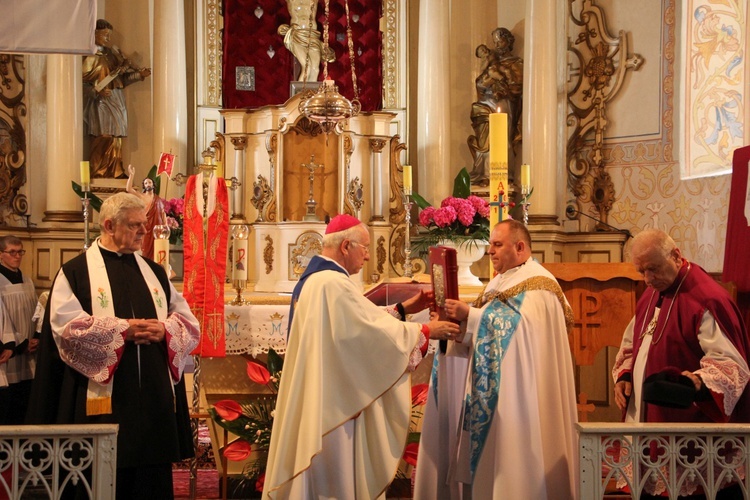 Powitanie ikony MB Częstochowskiej w Dąbrowicach