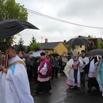 Powitanie ikony MB Częstochowskiej w Dąbrowicach