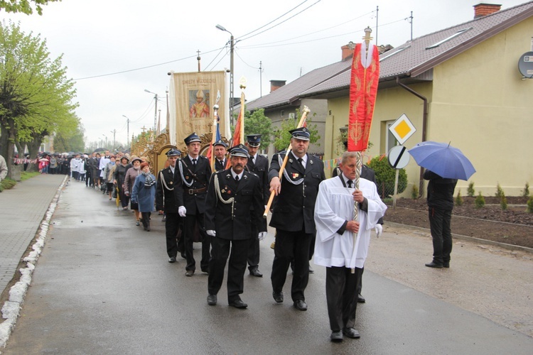 Powitanie ikony MB Częstochowskiej w Dąbrowicach