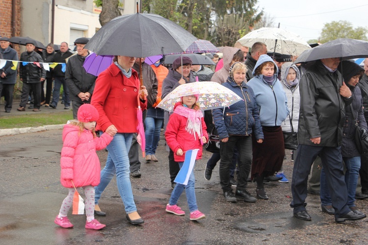 Powitanie ikony MB Częstochowskiej w Dąbrowicach