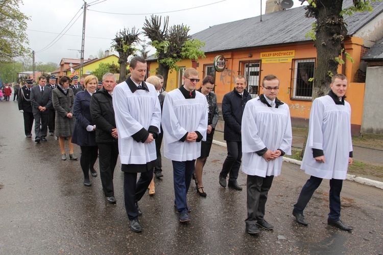 Powitanie ikony MB Częstochowskiej w Dąbrowicach