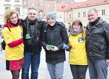 ▲	Tradycyjnie przed zawodami odbył się happening w centrum Lublina.