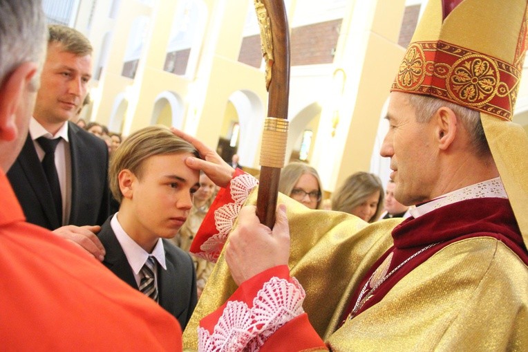 Bierzmowanie w Mościcach