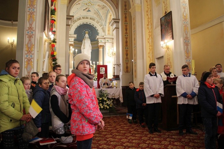 Powitanie ikony MB Częstochowskiej w Dzierzbicach