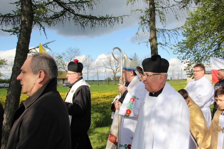 Powitanie ikony MB Częstochowskiej w Dzierzbicach