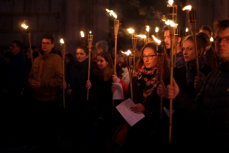 Droga Światła z Wawelu na Skałkę