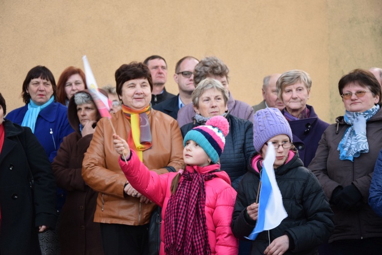 Powitanie ikony MB Częstochowskiej w parafii Sobótka