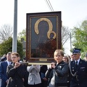 Powitanie ikony MB Częstochowskiej w parafii Sobótka