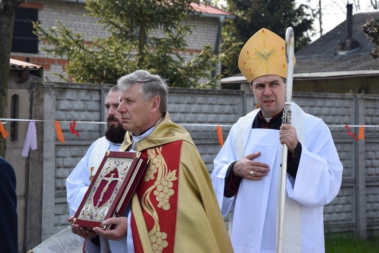 Powitanie ikony MB Częstochowskiej w parafii Sobótka