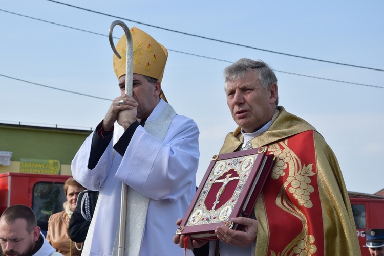 Powitanie ikony MB Częstochowskiej w parafii Sobótka