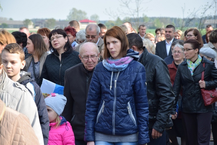 Powitanie ikony MB Częstochowskiej w parafii Sobótka