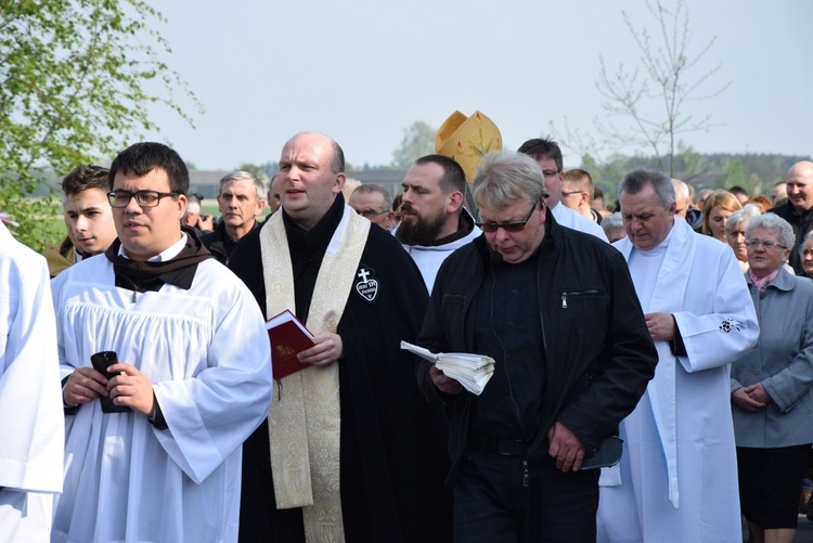 Powitanie ikony MB Częstochowskiej w parafii Sobótka