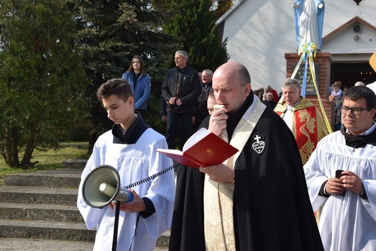 Powitanie ikony MB Częstochowskiej w parafii Sobótka
