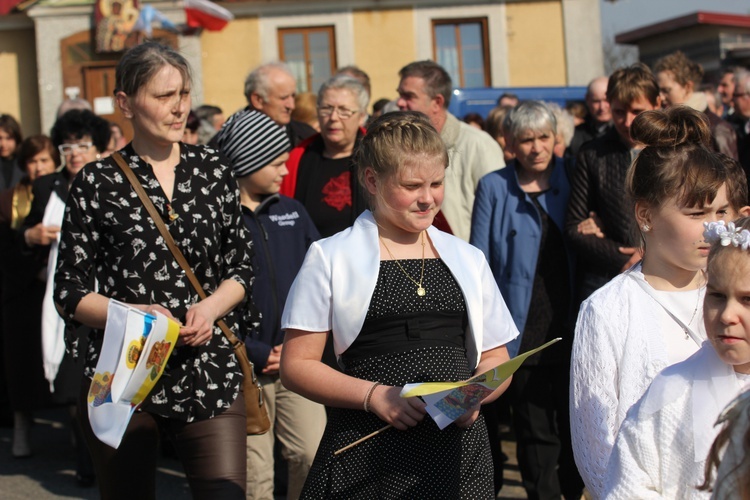 Powitanie ikony MB Częstochowskiej w Mazewie