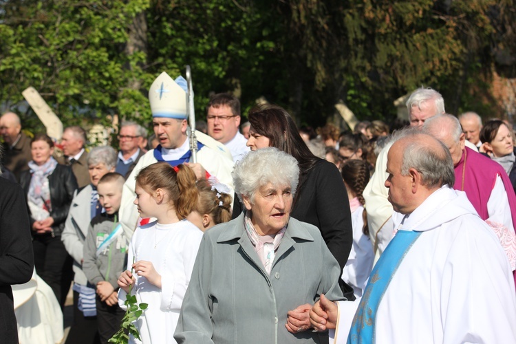 Powitanie ikony MB Częstochowskiej w Mazewie