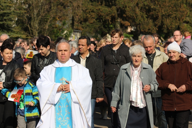 Powitanie ikony MB Częstochowskiej w Mazewie